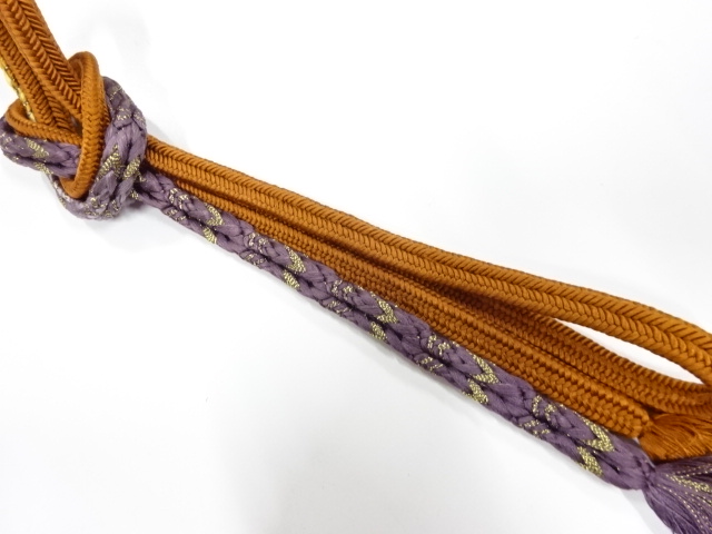 正絹　手組帯締め